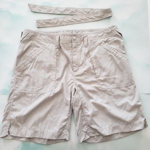 The North Face Bermuda Shorts Khaki Stone Fishing Lightweight Hiking 16